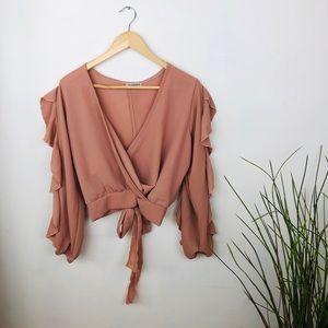 Fashion Nova Flowy Crop Top